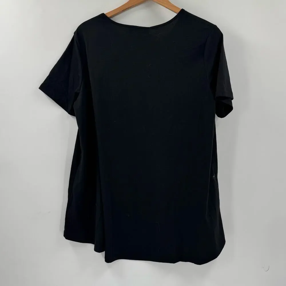 NWT Lucky & Blessed oversized black top - Picture 2 of 5